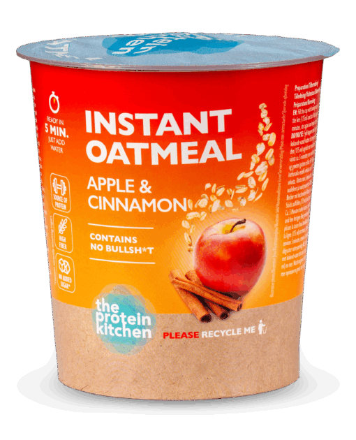 The Protein Kitchen Instant-Haferflocken – Apple & Cinnamon (60 g)