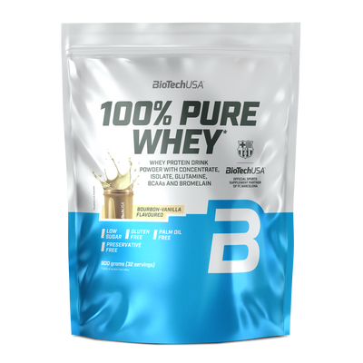 BioTechUSA 100% Pure Whey - Bourbon Vanilla (900g)