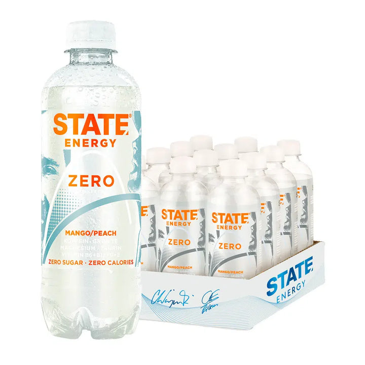 STATE Energy – Mango/Peach Zero (12 x 400 ml)