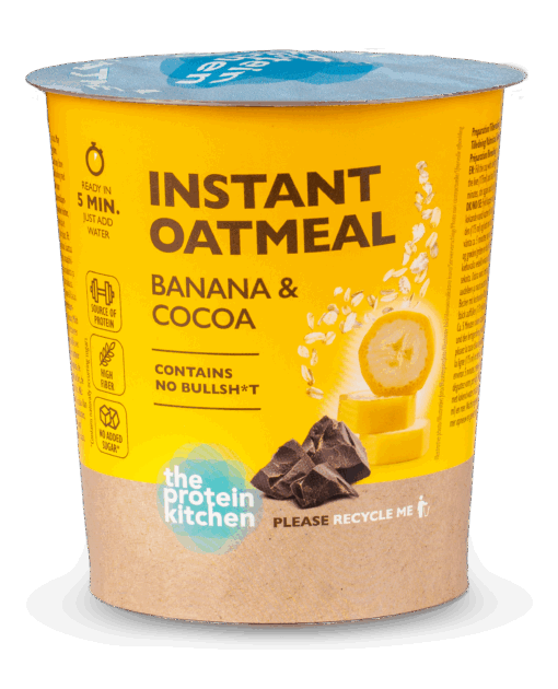 The Protein Kitchen Instant-Haferflocken – Banana & Cocoa (60 g)