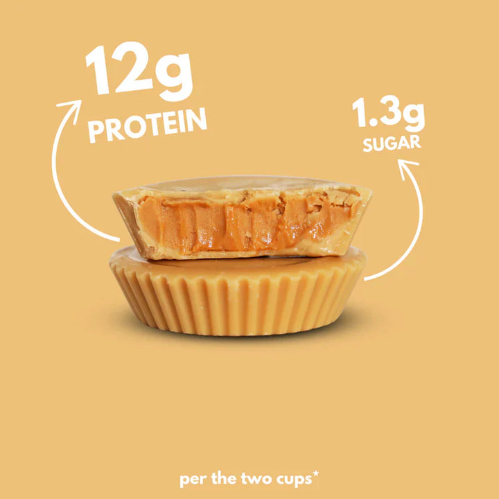 Nutry Nuts Erdnussbutter-Cups – Salted Caramel (12 x 42 g)