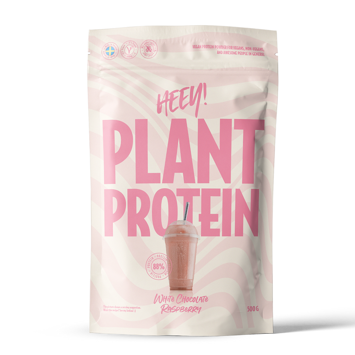 Hey! Veganes Protein – White Chocolate Raspberry (500 g)