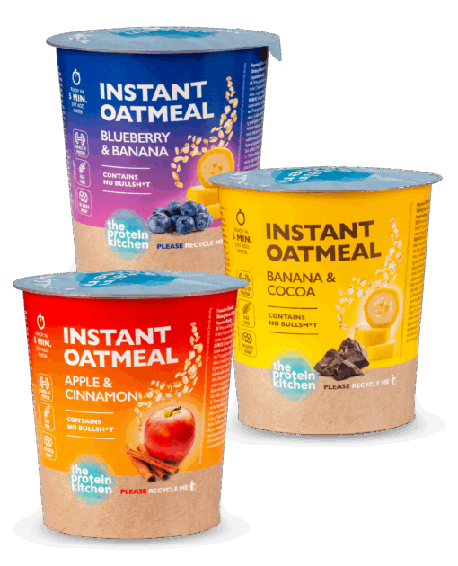 The Protein Kitchen Instant-Haferflocken – Pick & Mix (8 x 60 g)