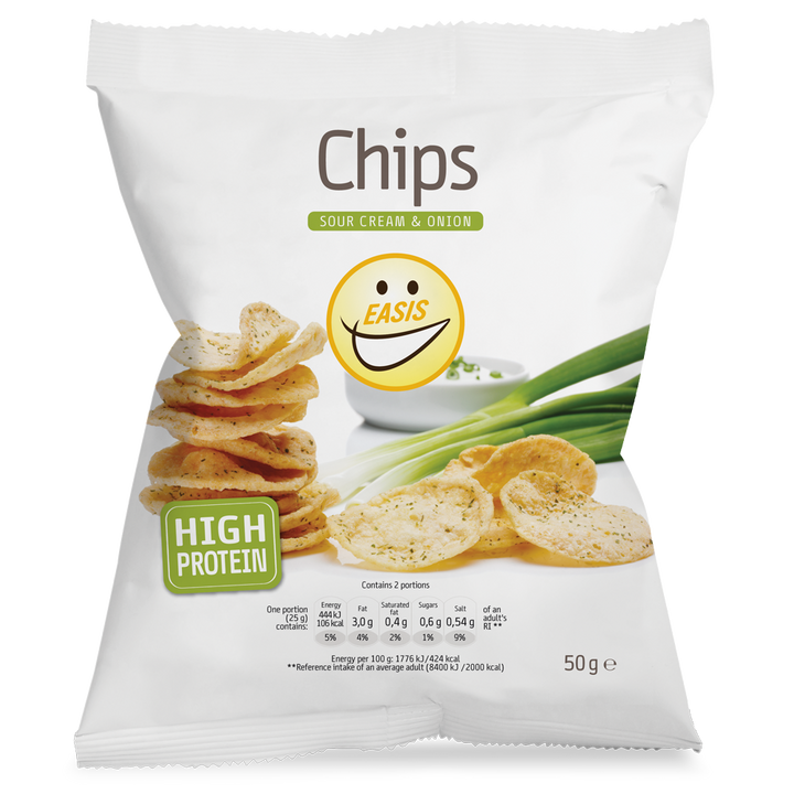 EASIS-Chips – Sour Cream & Onion (50 g)