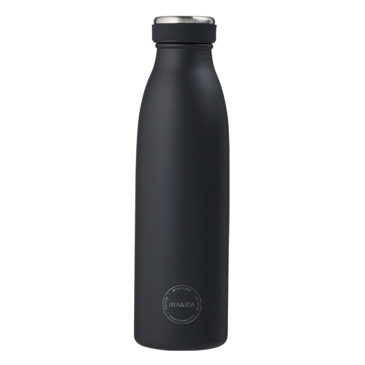 AYA&IDA Trinkflasche – Matte Black (500 ml)