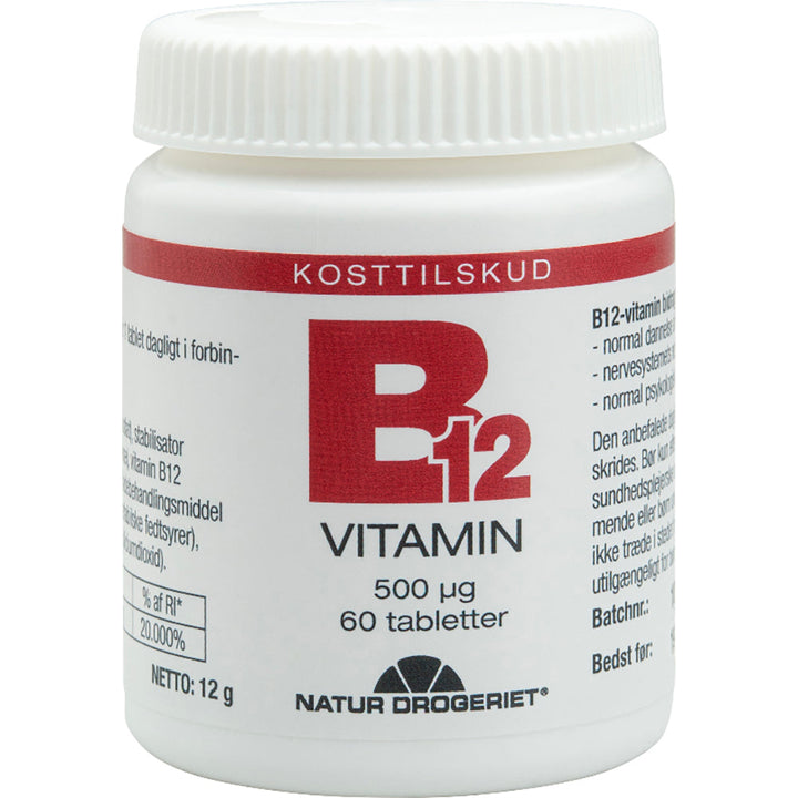 Natur Drogeriet Vitamin B12 500 μg (60 Stück)