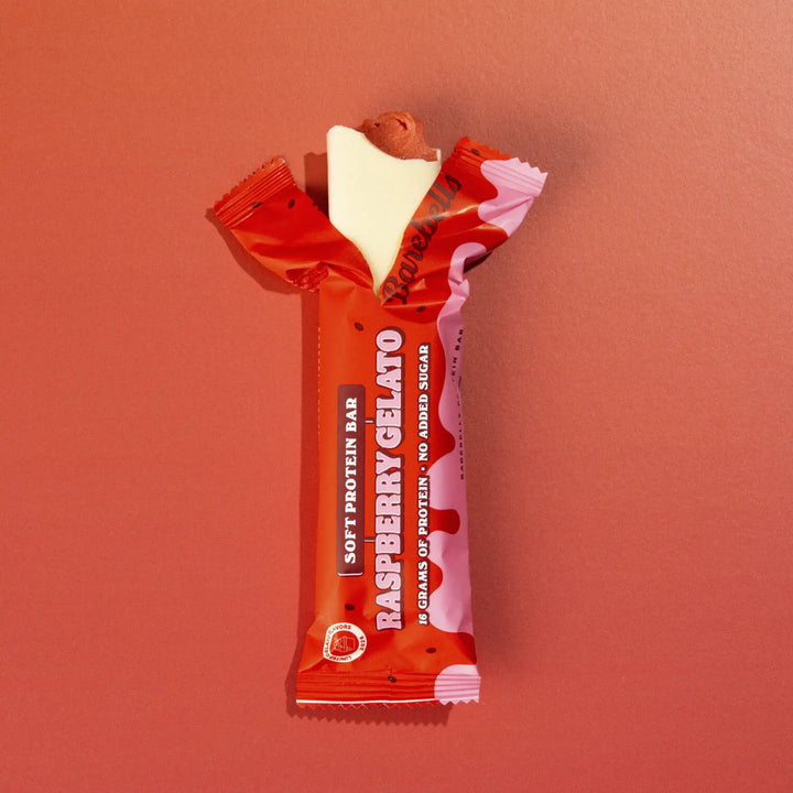 Barebells Soft Proteinriegel – Raspberry Gelato (12 x 55 g)