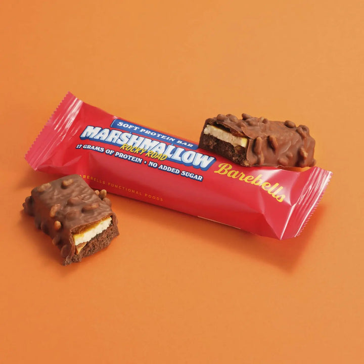 Barebells Soft Proteinriegel – Rocky Road Nutty Marshmallow (12 x 55 g)
