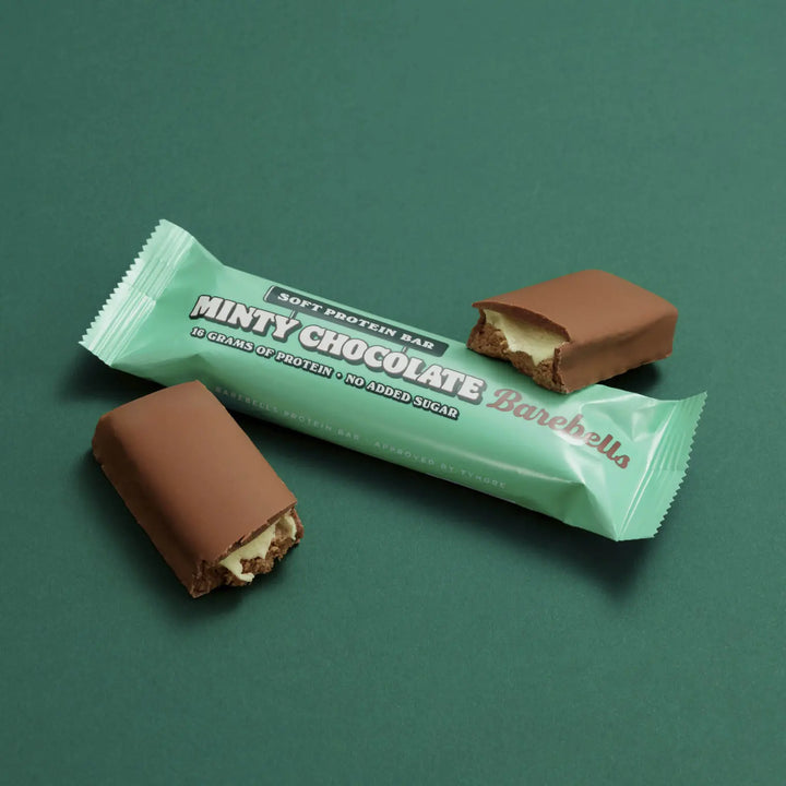 Barebells Soft Proteinriegel – Minty Chocolate (12 x 55 g)