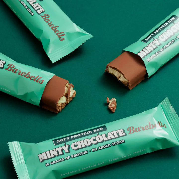 Barebells Soft Proteinriegel – Minty Chocolate (12 x 55 g)