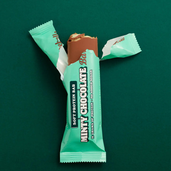 Barebells Soft Proteinriegel – Minty Chocolate (12 x 55 g)