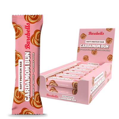 Barebells Soft Proteinriegel – Cardamom Bun (12 x 55 g)