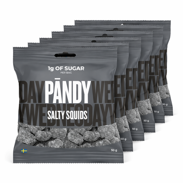 PANDY CANDY – Salty Squids (6 x 50 g)