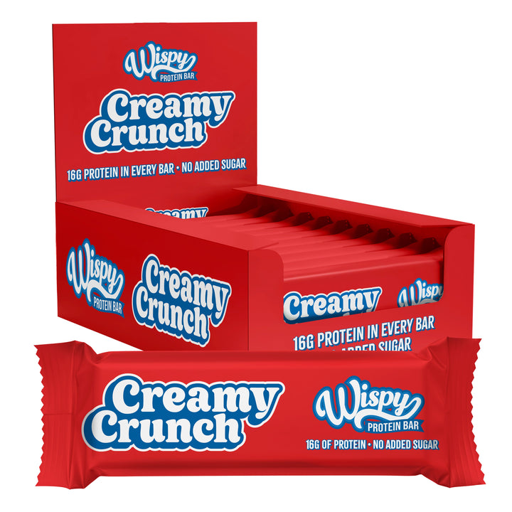 Wispy Proteinriegel – Creamy Crunch (10 x 55 g)