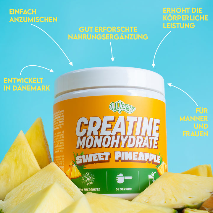 Wispy Kreatin Monohydrat – Sweet Pineapple (300 g)