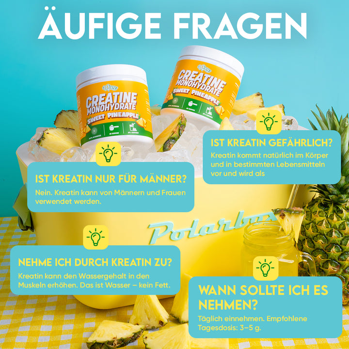 Wispy Kreatin Monohydrat – Sweet Pineapple (300 g)