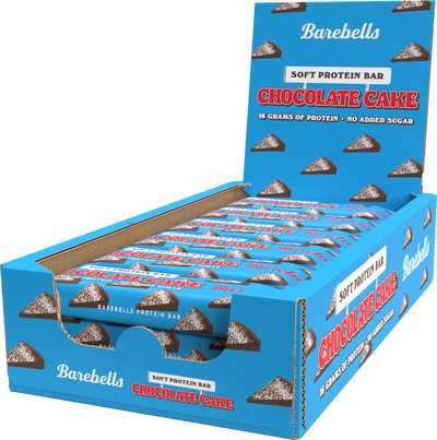 Barebells Soft Proteinriegel – Chocolate Cake (12 x 55 g)