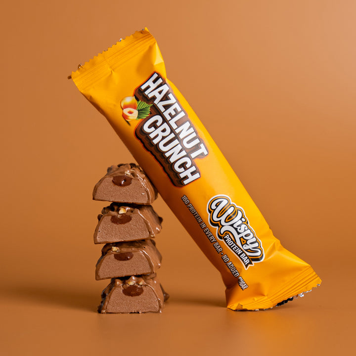 Wispy Proteinriegel – Hazelnut Crunch – MHD 22.07.2026 (10 x 55 g)