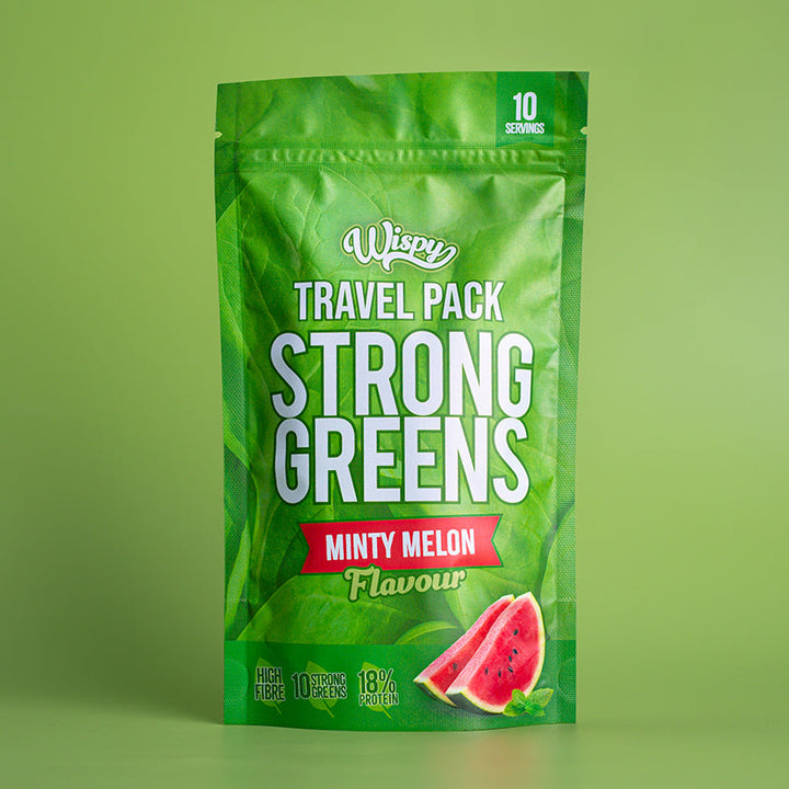 Wispy Strong Greens Travel Pack – Minty Melon (100 g)