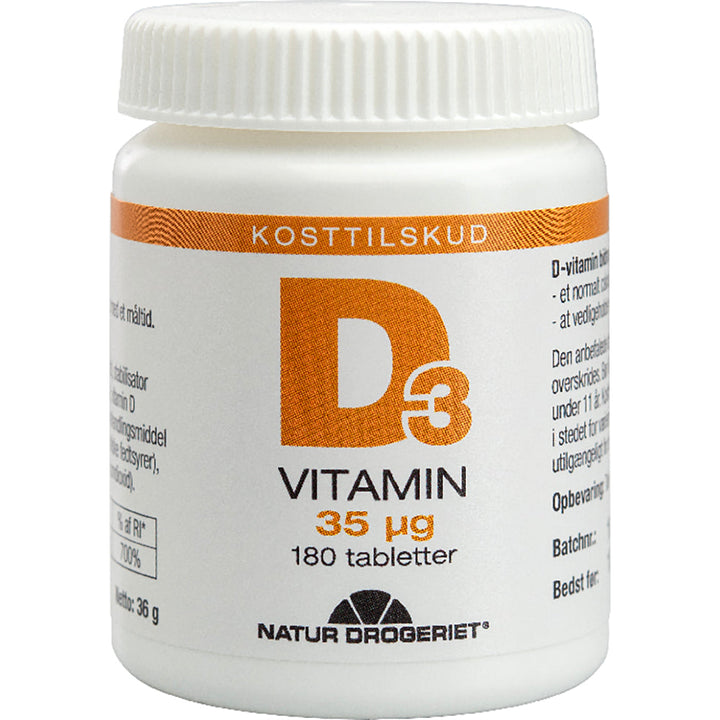 Natur Drogeriet Vitamin D 35 μg (180 Stück)