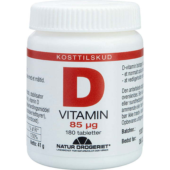 Natur Drogeriet Vitamin D 85 μg (180 Stück)