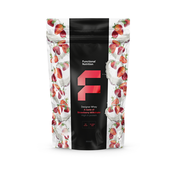 Functional Nutrition Designer Whey – Strawberry Milkshake (850 g)