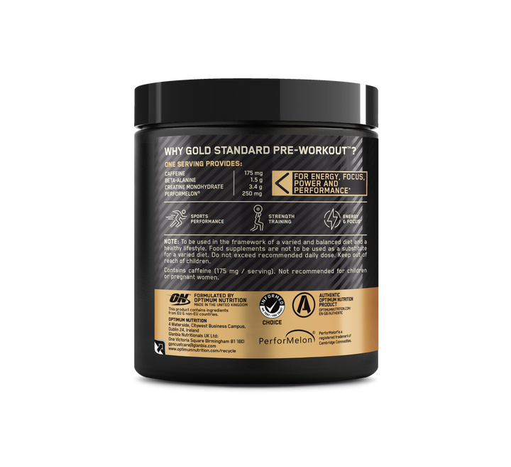 Optimum Nutrition Gold Standard Pre Workout - Watermelon (330g)