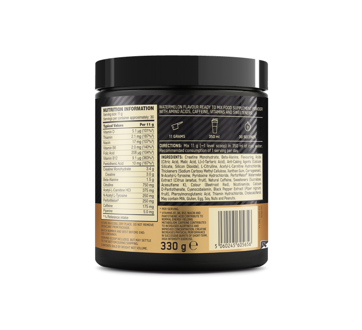 Optimum Nutrition Gold Standard Pre Workout - Watermelon (330g)