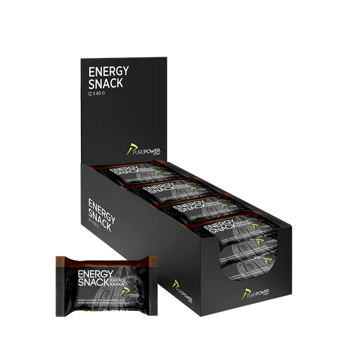 PurePower Energy Snack – Kakao (12 x 60 g)