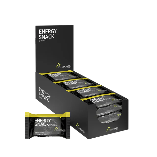 PurePower Energy Snack – Zitrone (12 x 60 g)