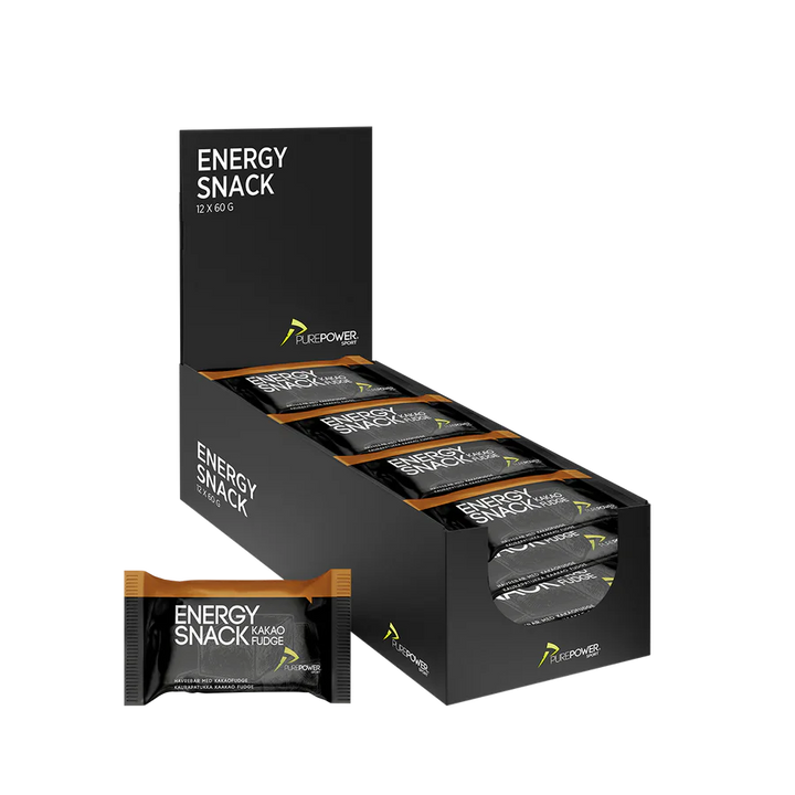 PurePower Energy Snack – Kakao Fudge (12 x 60 g)