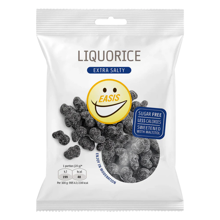 EASIS Süßigkeiten – Liquorice Extra Salty (70 g)