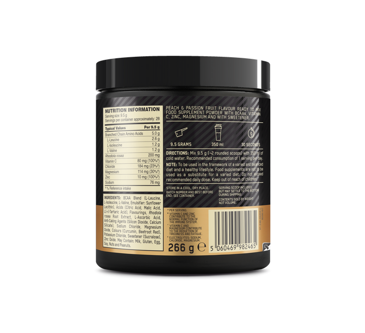 Optimum Nutrition Gold Standard BCAA - Peach & Passionfruit (266g)