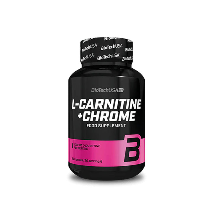 BioTechUSA Fat Burner - L-Carnitine + Chrome (60 Stück)