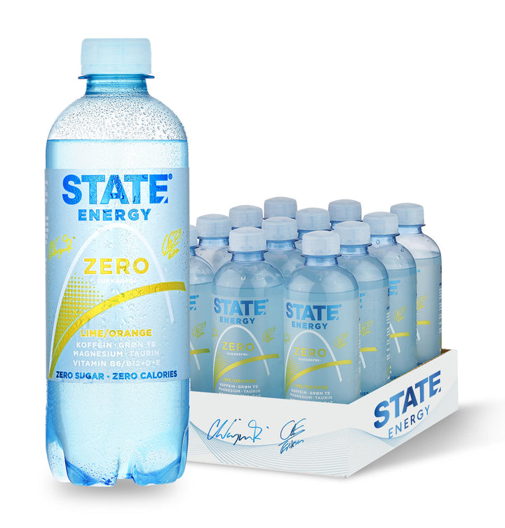 STATE Energy – Lime/Orange Zero (12 x 400 ml)