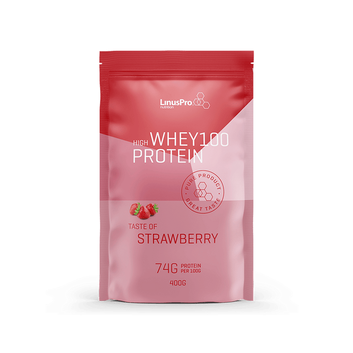 LinusPro Whey 100 – Strawberry (400 g)
