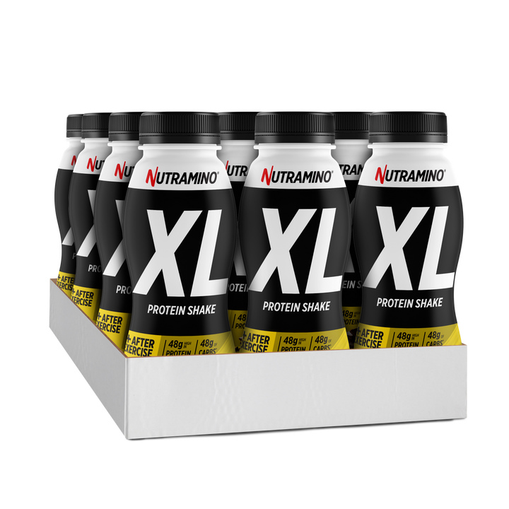 Nutramino XL Protein-Shake – Chocolate & Banana (12 x 475 ml)