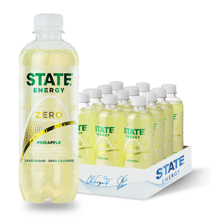 STATE Energy – Pineapple Zero (12 x 400 ml)