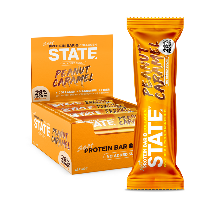 State Soft Proteinriegel – Peanut Caramel (12 x 50 g)