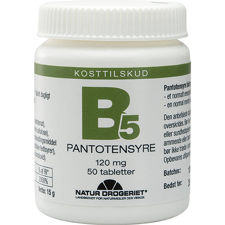 Natur Drogeriet B5 Pantothensäure 120 mg (50 Stück)