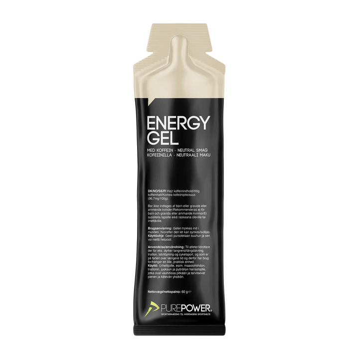 PurePower Energy Gel mit Koffein – Neutral (60 g)