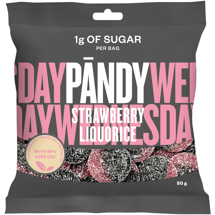PANDY CANDY – Strawberry Liquorice By Klara (50 g)