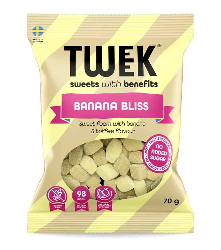 TWEEK Candy – Banana Bliss (4 x 70 g)