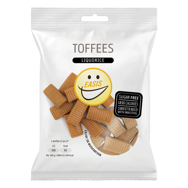 EASIS Süßigkeiten – Liquorice Toffees (60 g)