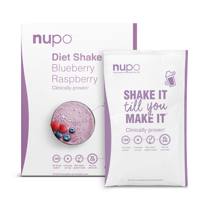 Nupo Diet Shake – Blueberry Raspberry (384 g)