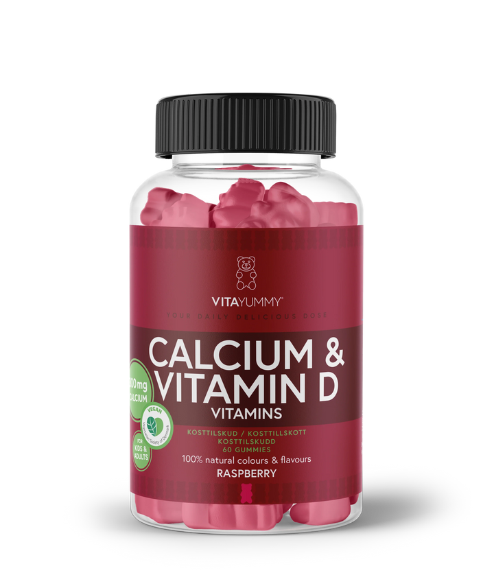VitaYummy Kalzium & Vitamin D – Raspberry (60 Stück)