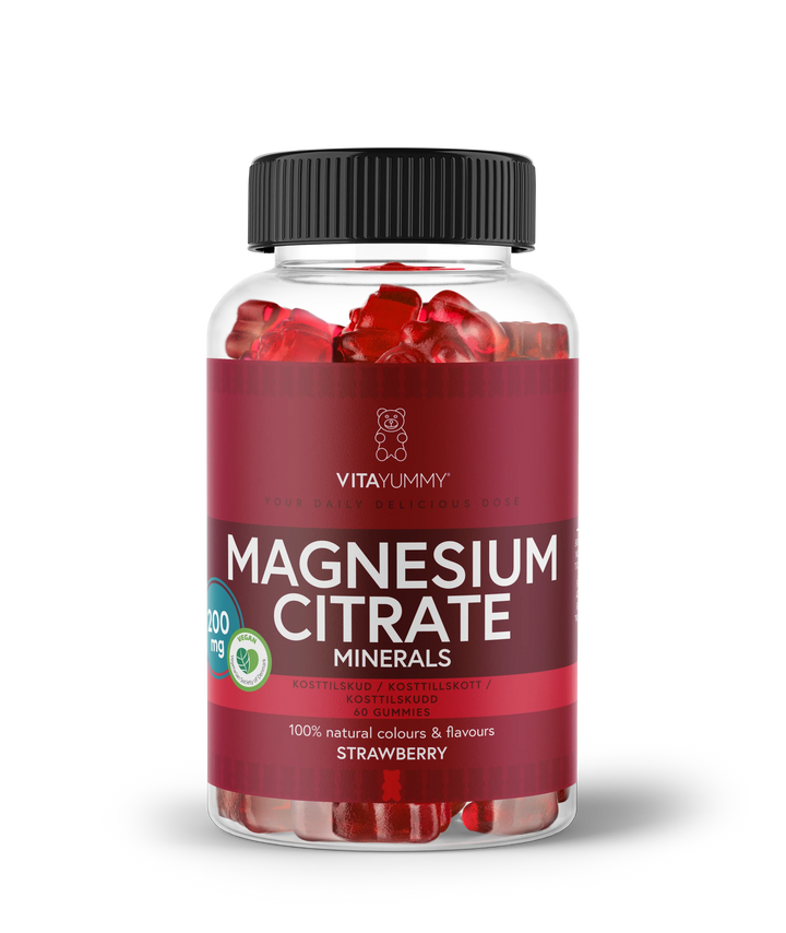 VitaYummy Magnesiumcitrat – Strawberry (60 Stück)