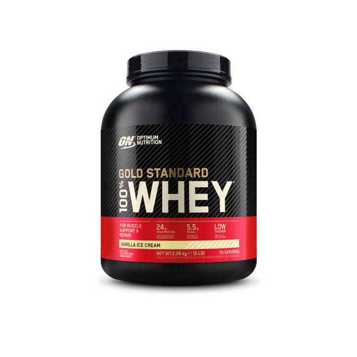 Optimum Nutrition Gold Standard 100 % Whey – Vanilla Ice Cream (2280 g)