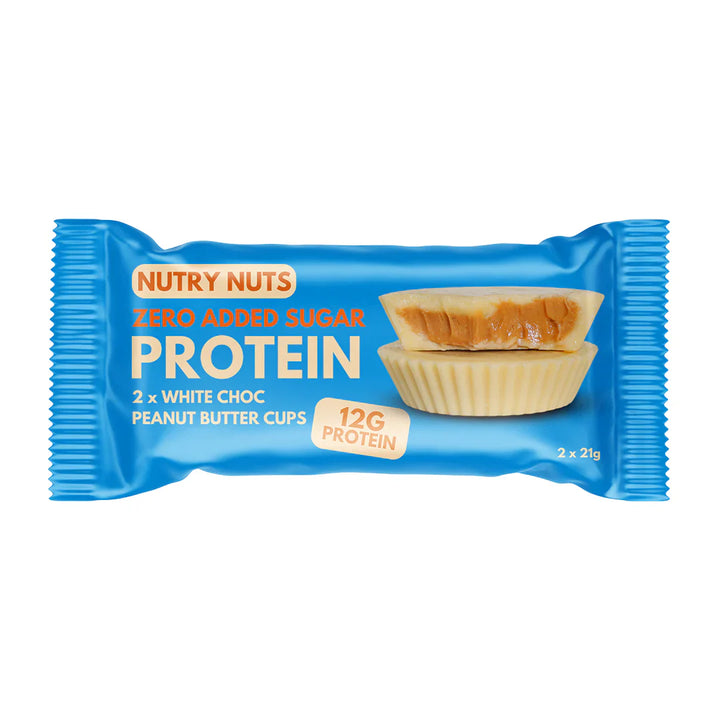 Nutry Nuts Erdnussbutter-Cups – White Chocolate (42 g)