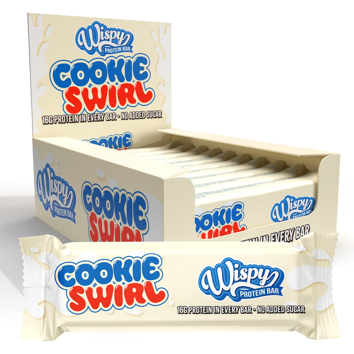 Wispy Proteinriegel – Cookie Swirl (10 x 55 g)